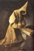 ZURBARAN  Francisco de Meditation of St Francis oil